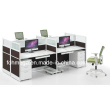 White Workstation, Modern Comfortable Office Workstation (FOHT3-4D)